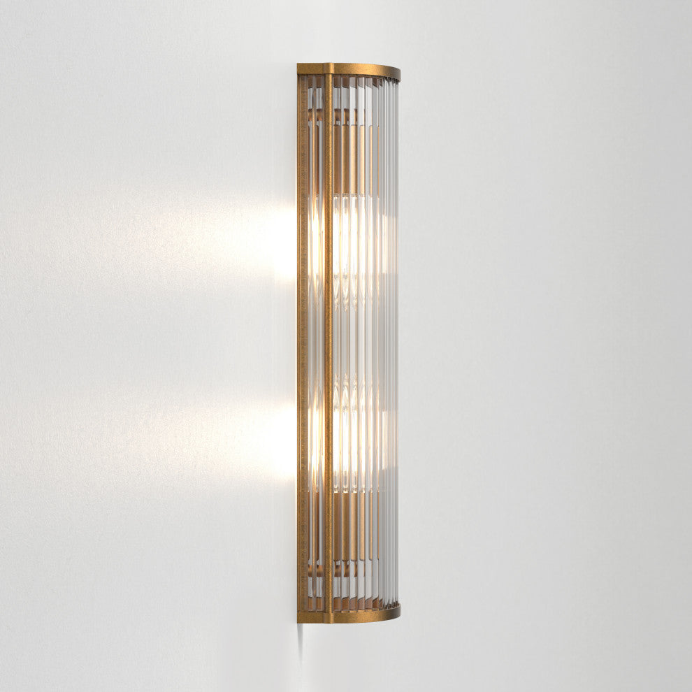 Astro Avignon Round 525, Dimmable Indoor Wall Light (Antique Brass)