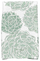 18x30", Olivia Floral Print Hand Towels, Green