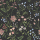 Green and Pink Meadow Mix Peel and Stick Wallpaper