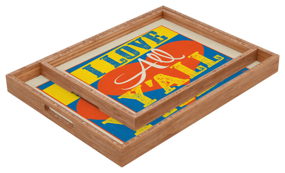 Anderson Design Group I Love All Yall Rectangular Tray