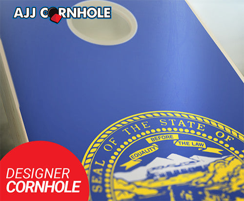 Nebraska Flag Cornhole Set