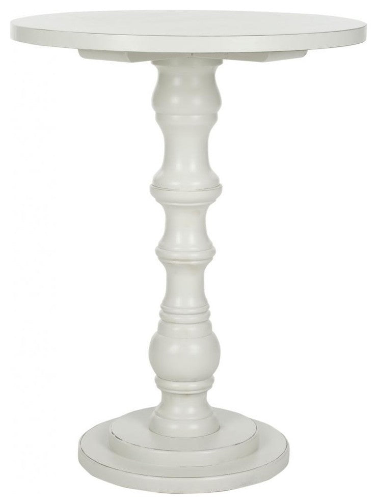 Safavieh Greta Accent Table, Shady White
