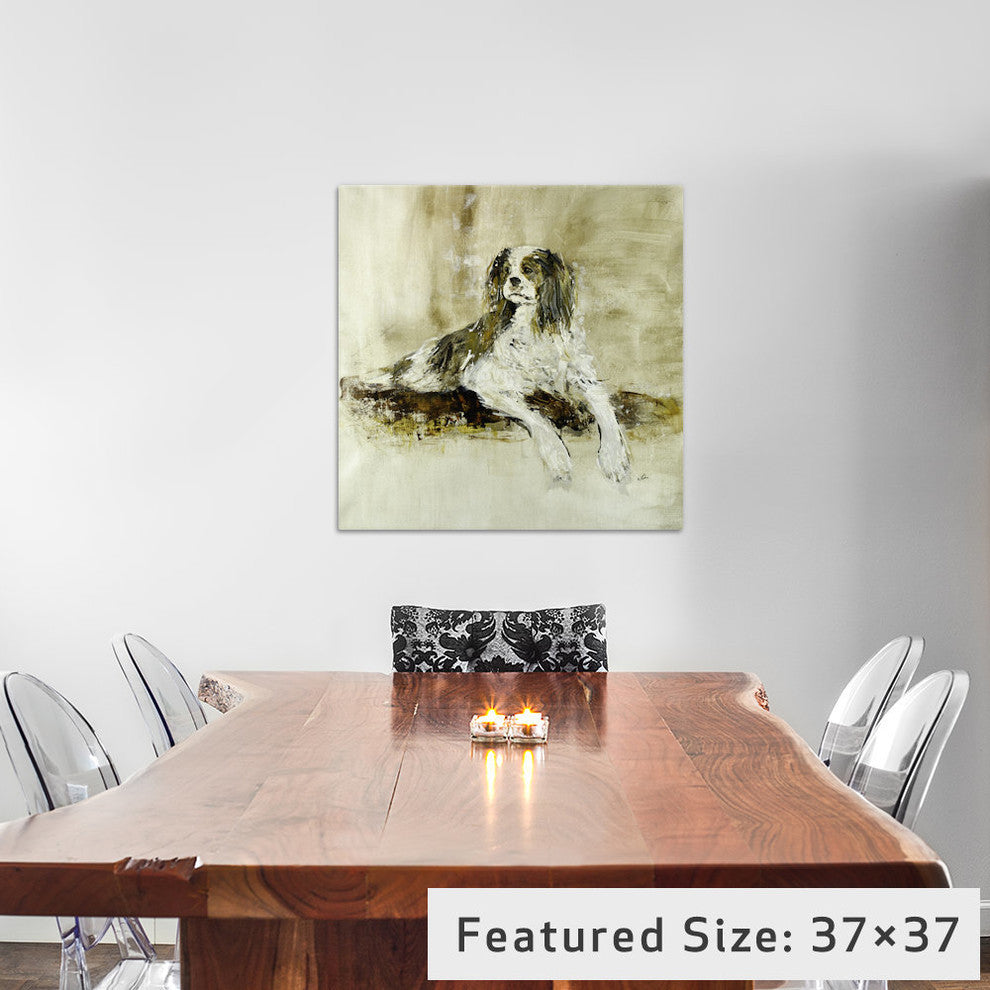 "Winston" by Julian Spencer, 37x37x1.5