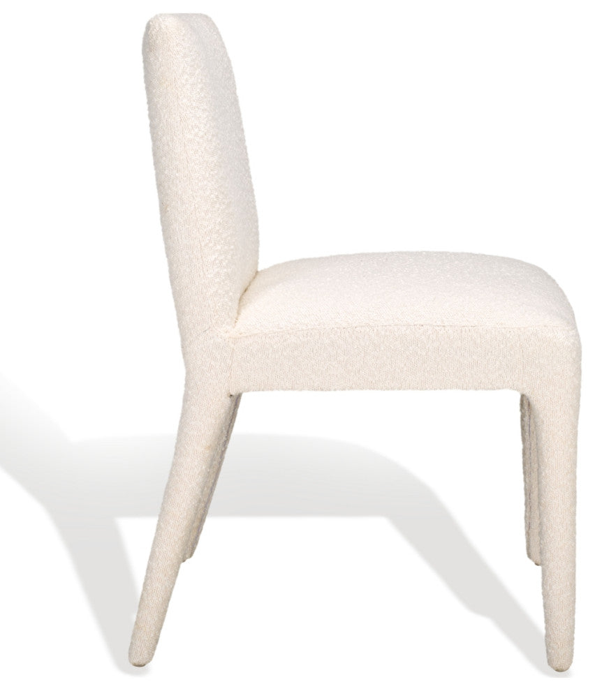 Safavieh Couture Derrick Boucle Dining Chair, Ivory