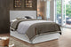 Novo Faux Leather Headboard, Light Gray, King