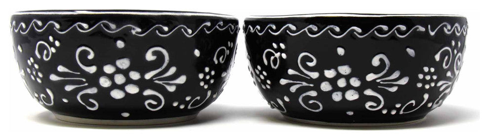 Half Moon Bowls, Ink, Set of 2