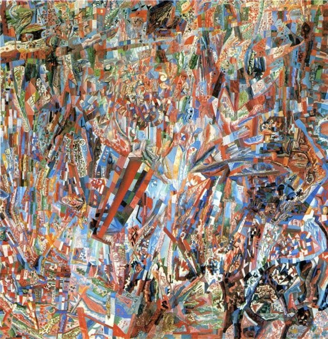 Pavel Filonov Formula of Spring - 20" x 20" Premium Canvas Print