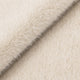 4"x 4" Fabric Swatch Sample, Creme de la Creme White Faux Fur