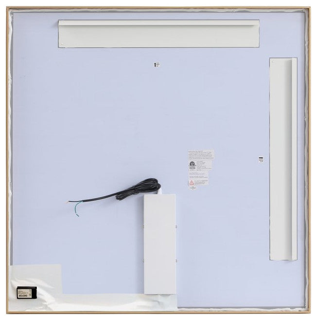 Modern Brass Led Mirror