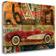 "Cruisin On 66 I" By Eric Yang,Ready to Hang Giclee Print on Gallery Wrap Canvas
