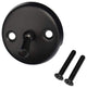 White 1.5" Tubular Trip Lever Bath Waste In Oil Rubbed Bronze, Oil Rubbed Bronze