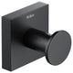 Ventus Bathroom Robe and Towel Hook, Matte Black