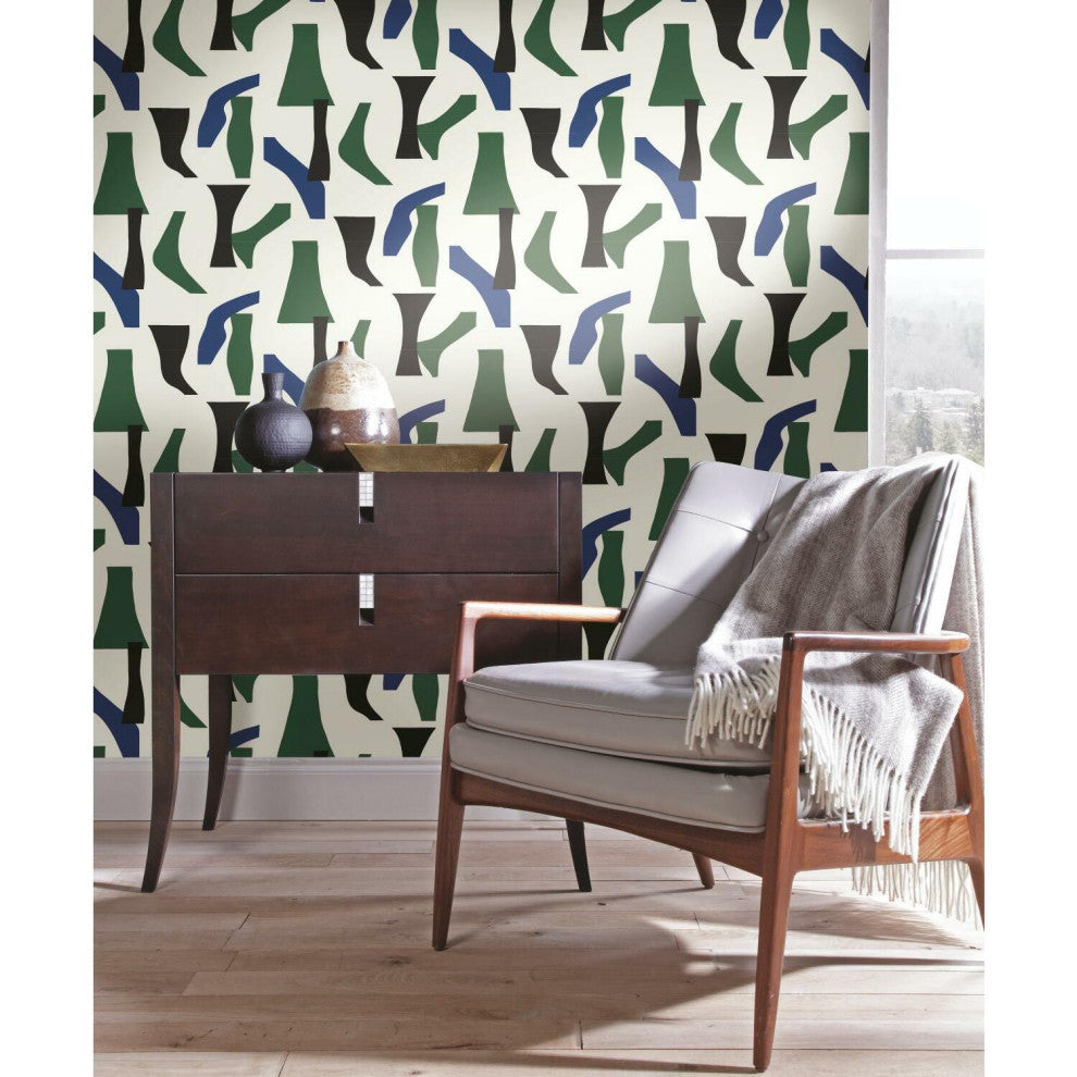 Modernist Peel and Stick Wallpaper