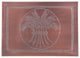Horizontal Wheat Panel in Solid Copper