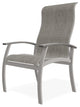 Belle Isle Sling Outdoor Dining Chair, Smoke/Kona