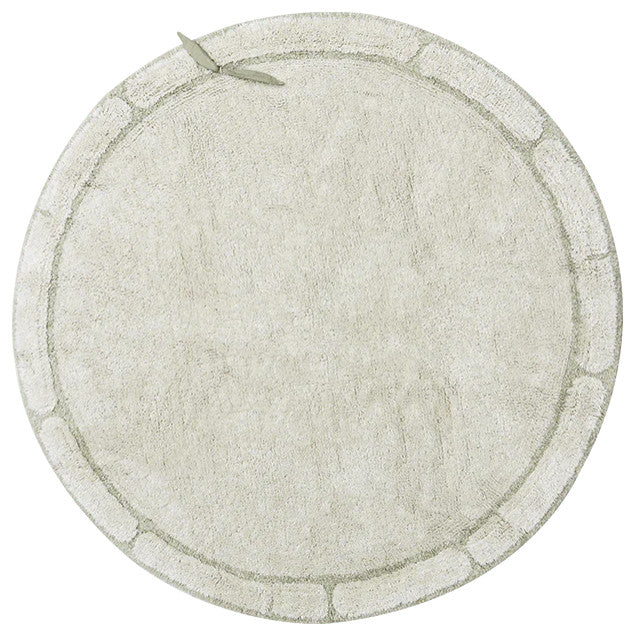 Bamboo Leaf Machine Washable Rug