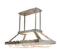 Elegant Designs 2 Light LED Overhead Wine Rack, Brushed Nickel