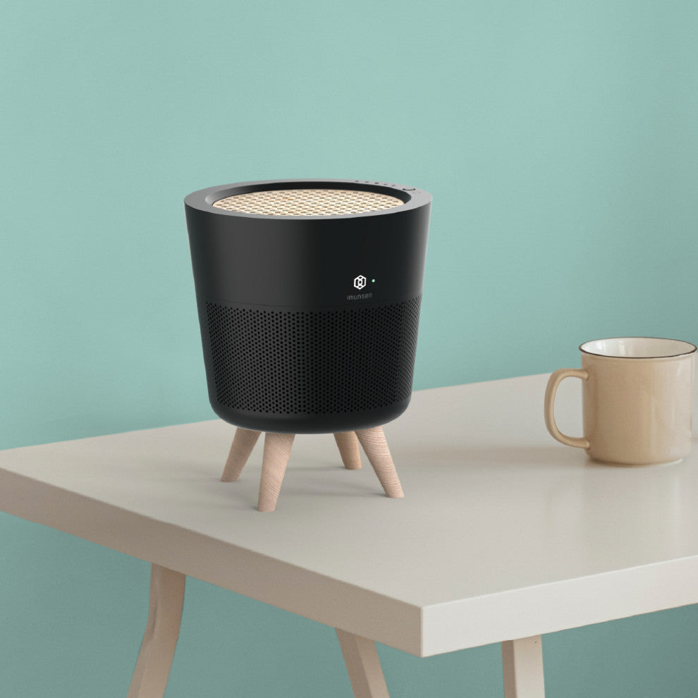 Office or Bedroom Air Purifier, Black