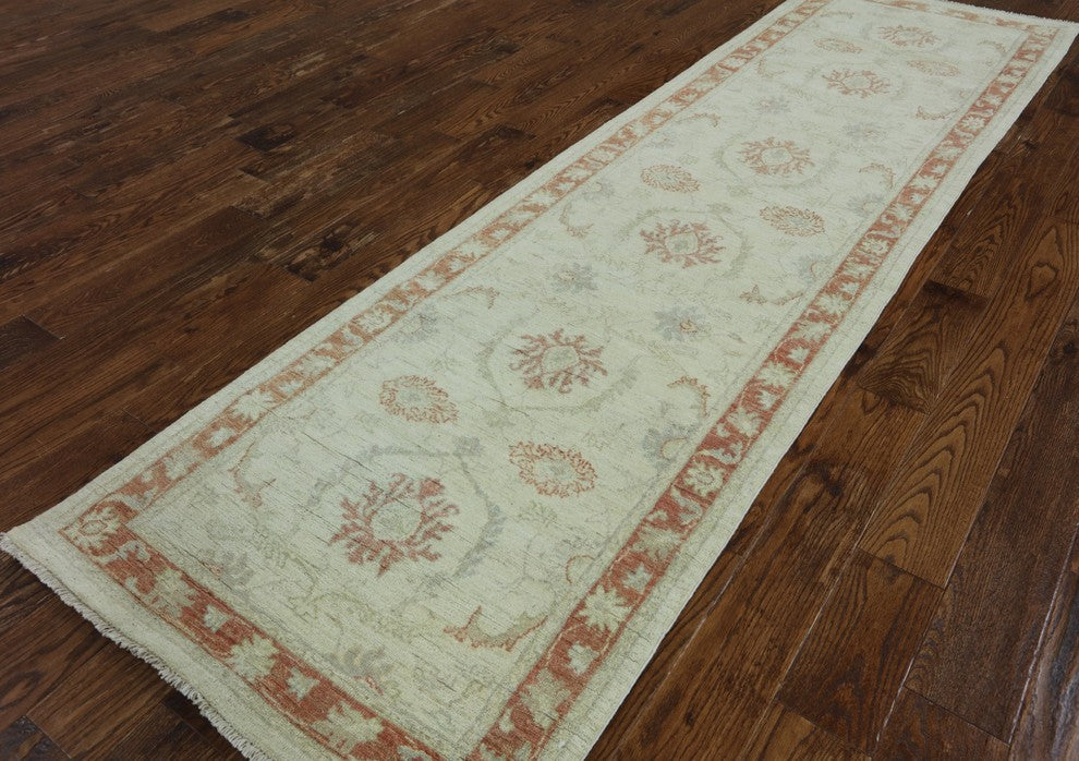 Traditional Floral Chobi Peshawar Runner 3'x10', MC603
