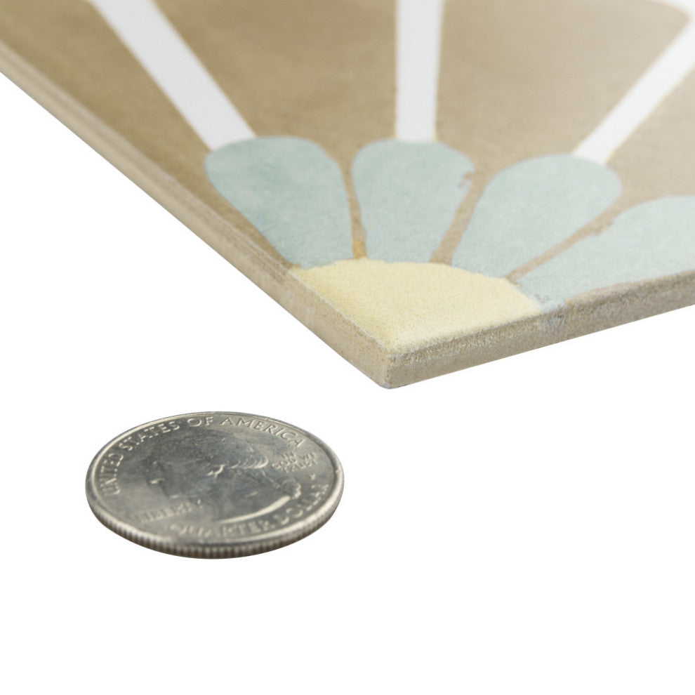 Revival Ceramic Floor and Wall Tile, Ring