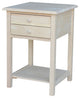 Lamp Table With 2 Drawers