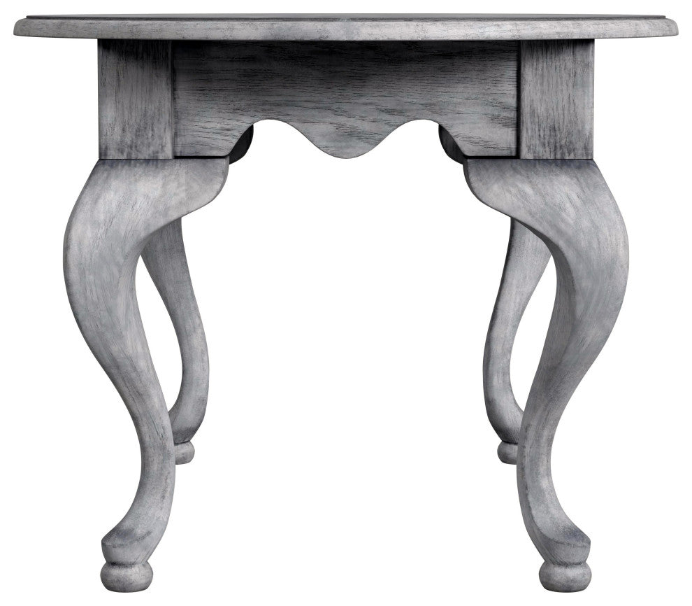 Grace Oval Coffee Table, Gray