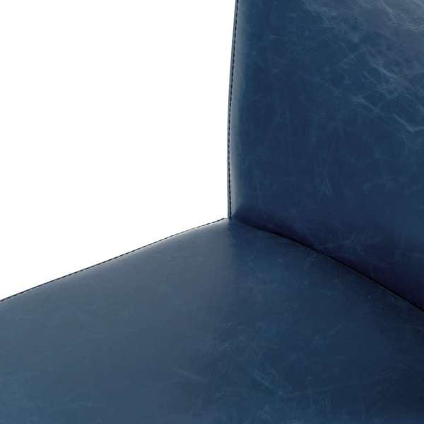 Milton Fabric Stool, Vintage Blue, Counter Stool, Bonded Leather