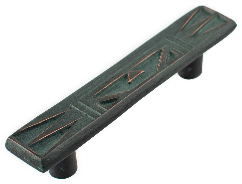 Arrowhead Pewter Cabinet Hardware Pull, Verde