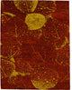 Cephus B Hand Knotted Tibetan Rug, 4'x6'