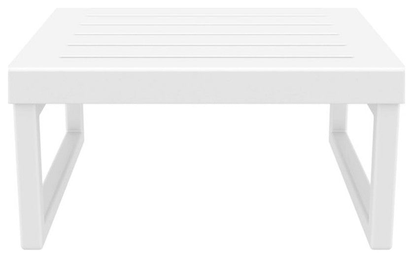 Mykonos Square Coffee Table White