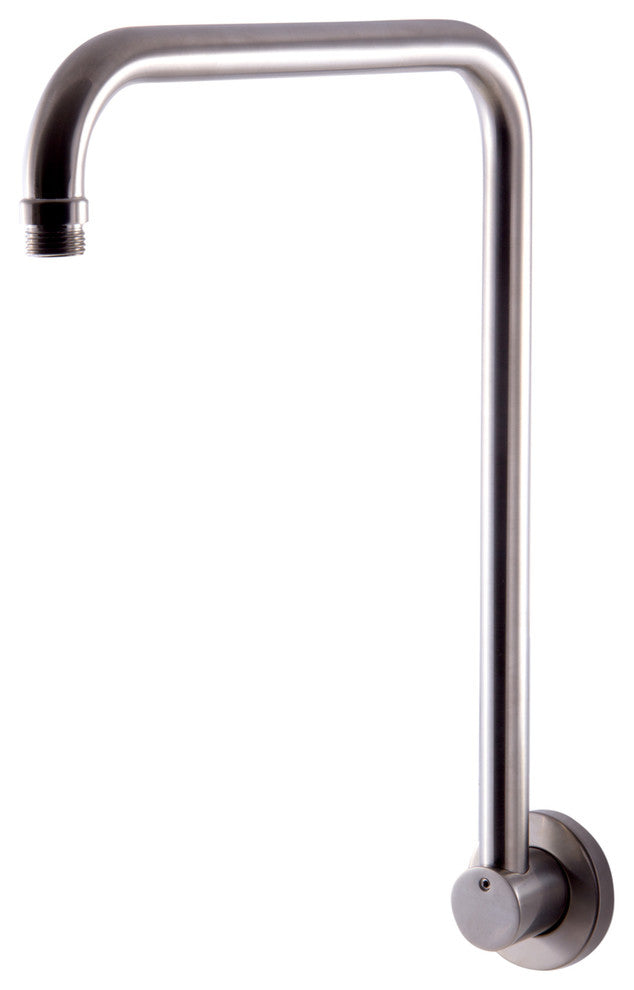 Ab12Grw, Bn Brushed Nickel 12" Round Raised Wall Mounted Shower Arm