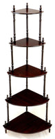 5-Tier Corner Stand in Espresso