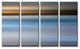 Ready2HangArt 'Blur Stripes XLIII' 4-PC Canvas Wall Art Set, 30 in. Highx12 in
