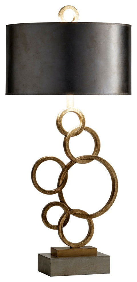 Cyan Design Cercles Table Lamp 10984 - Silver and Gold