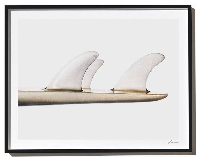 "Thruster", Surf Art Photograph, Black Frame, 27''x35''
