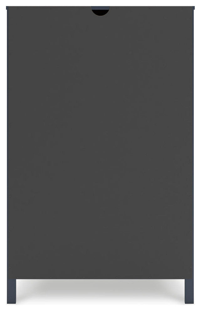 Simmenfort Navy Blue Chest of Drawers