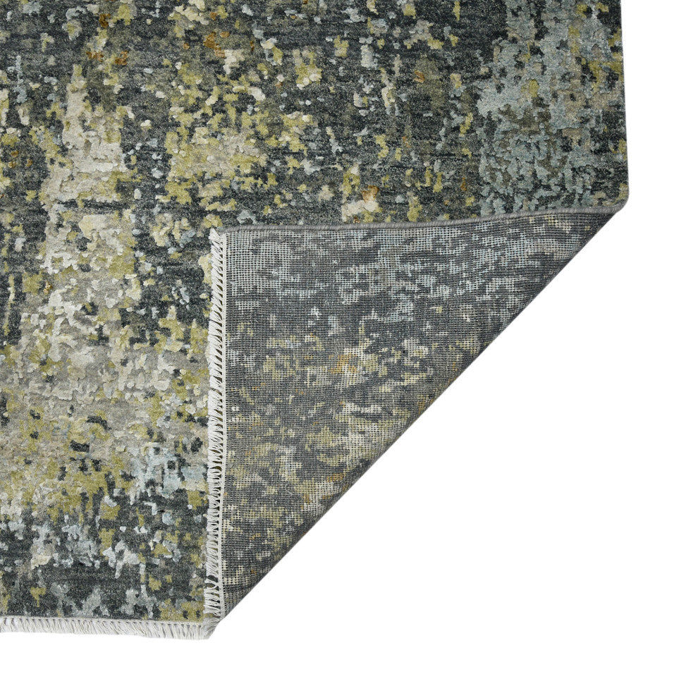 Mystique Linden Area Rug, Gray and Beige, 8' x 10', Abstract