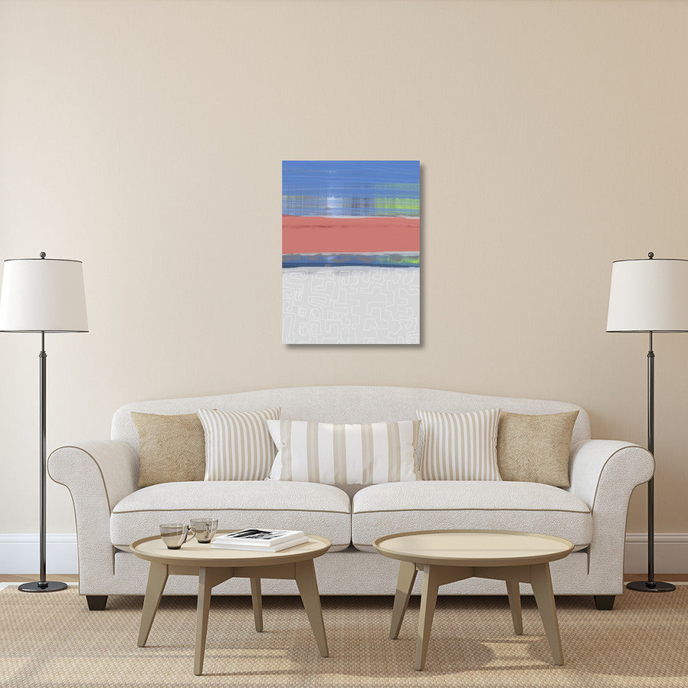 "Abstract  Blue View 2" Fine Art Print