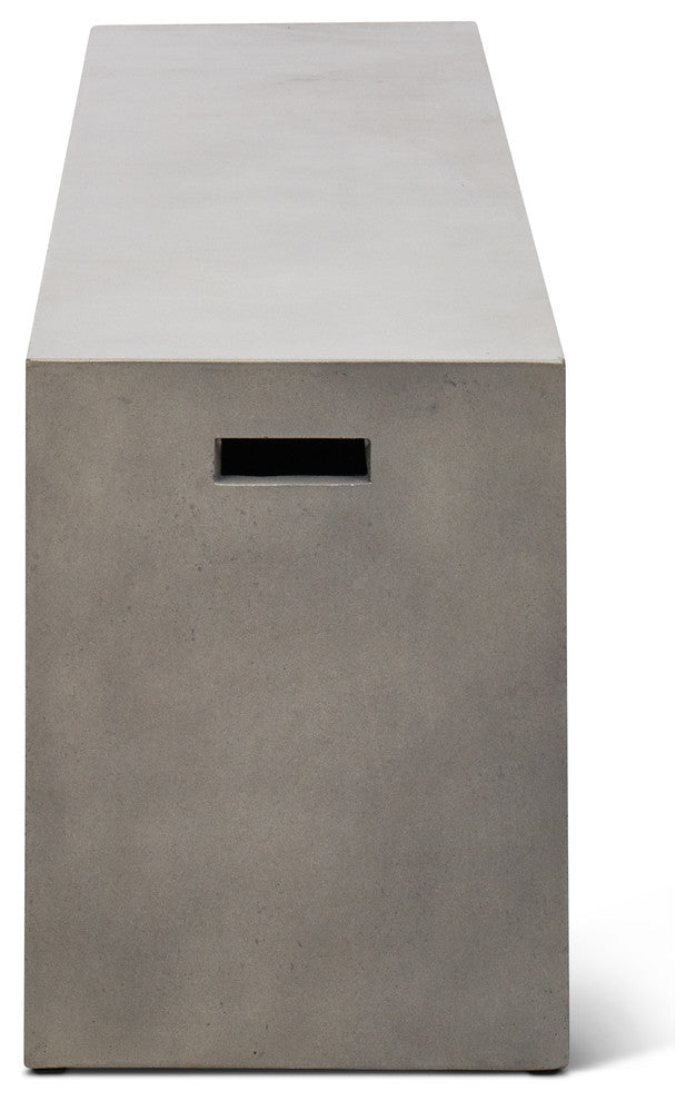 Una Bench, 70.75", Dark Gray