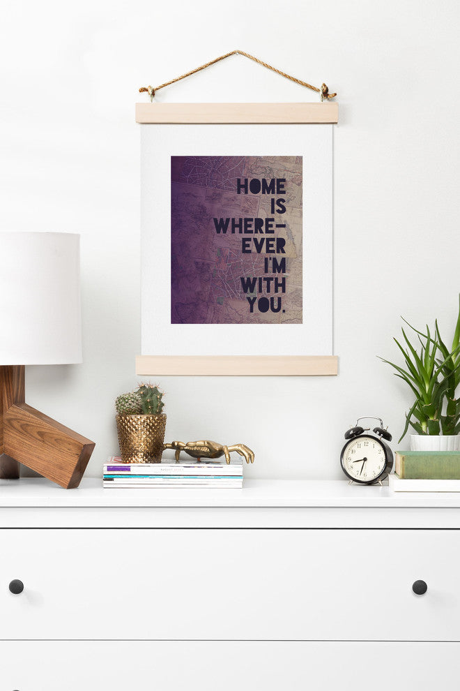 Deny Designs Leah Flores With You Art Print