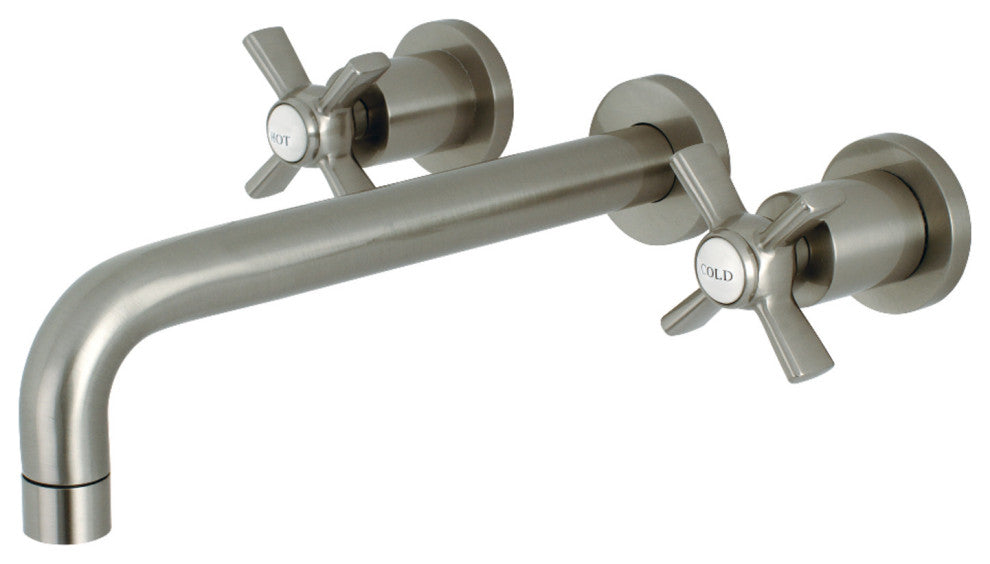 KS8028ZX Two-Handle Wall Mount Tub Faucet, Brushed Nickel