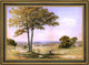 John William Hill View of Valley on TurnpikeFramed Premium Canvas Print, 16"x24"