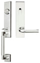 Vienna Lever, Tubular Entry Handleset, Right Hand