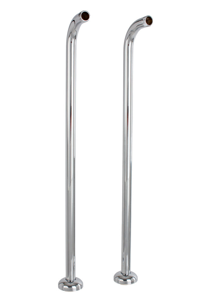 Cheviot Products Free Standing Heavy Duty Water Supply Lines, Chrome
