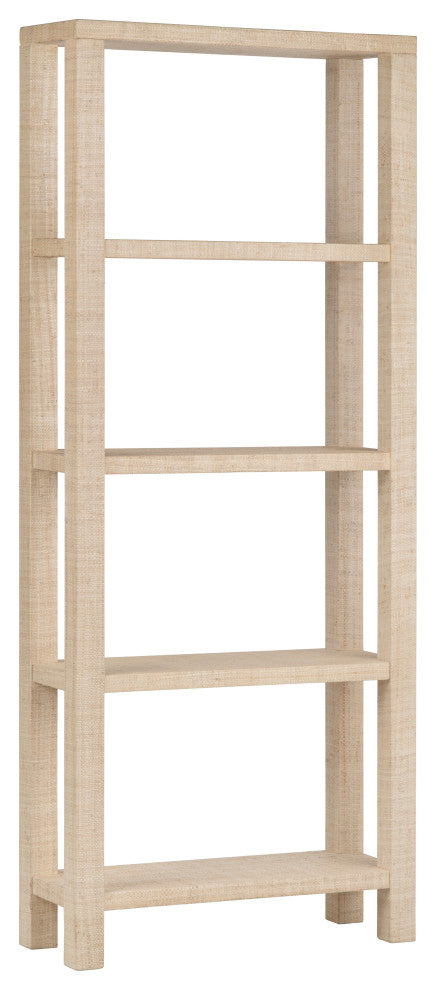 Providence Four Shelf Rafia Etagere