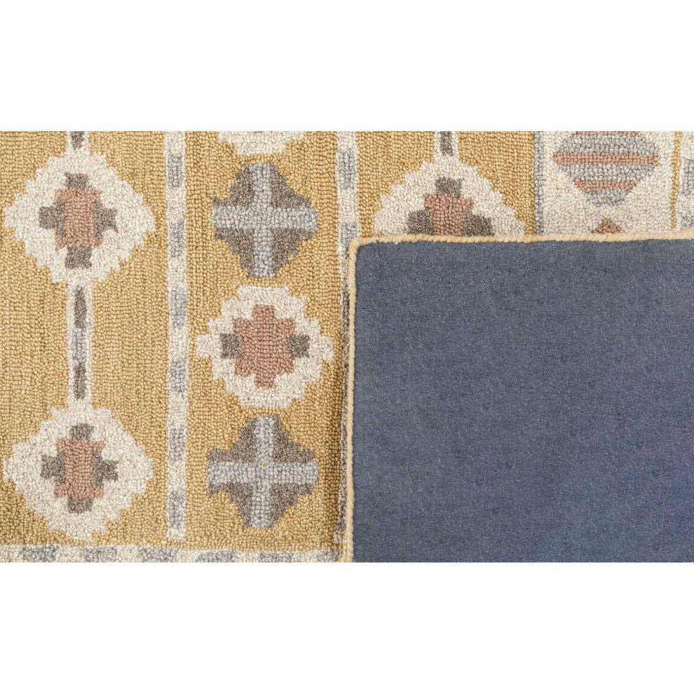 Freya Quince Area Rug, Gold, 8'x10'