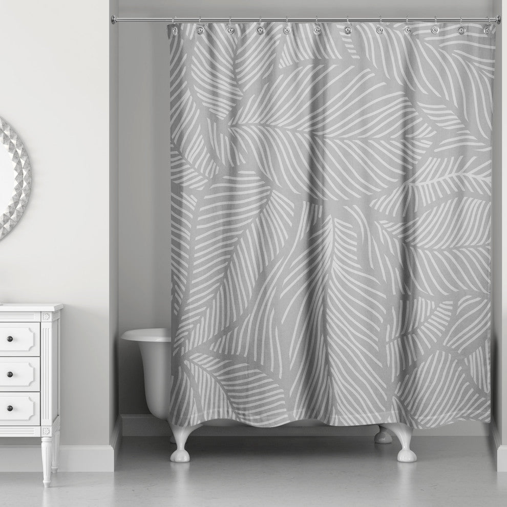 Dense Leaves 2 71x74 Shower Curtain