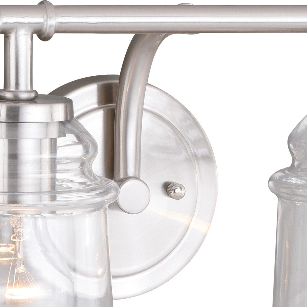 Toledo 4-Light Vanity Satin Nickel