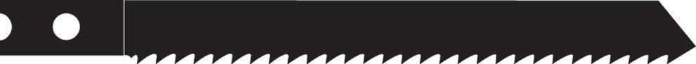 Universal Shank Carbon Alloy Steel Jig Saw Blade, 8ST