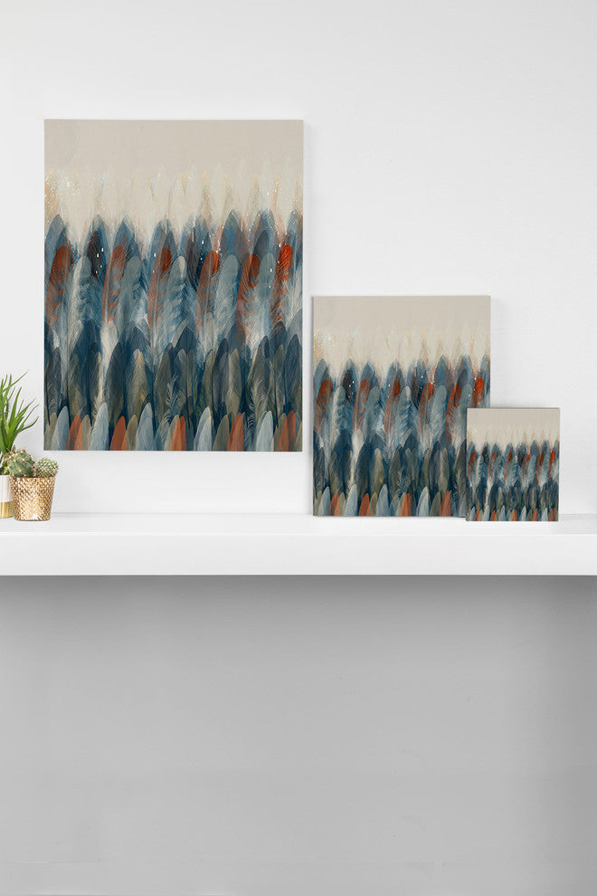 Deny Designs Brian Buckley Feather Moon Art Canvas